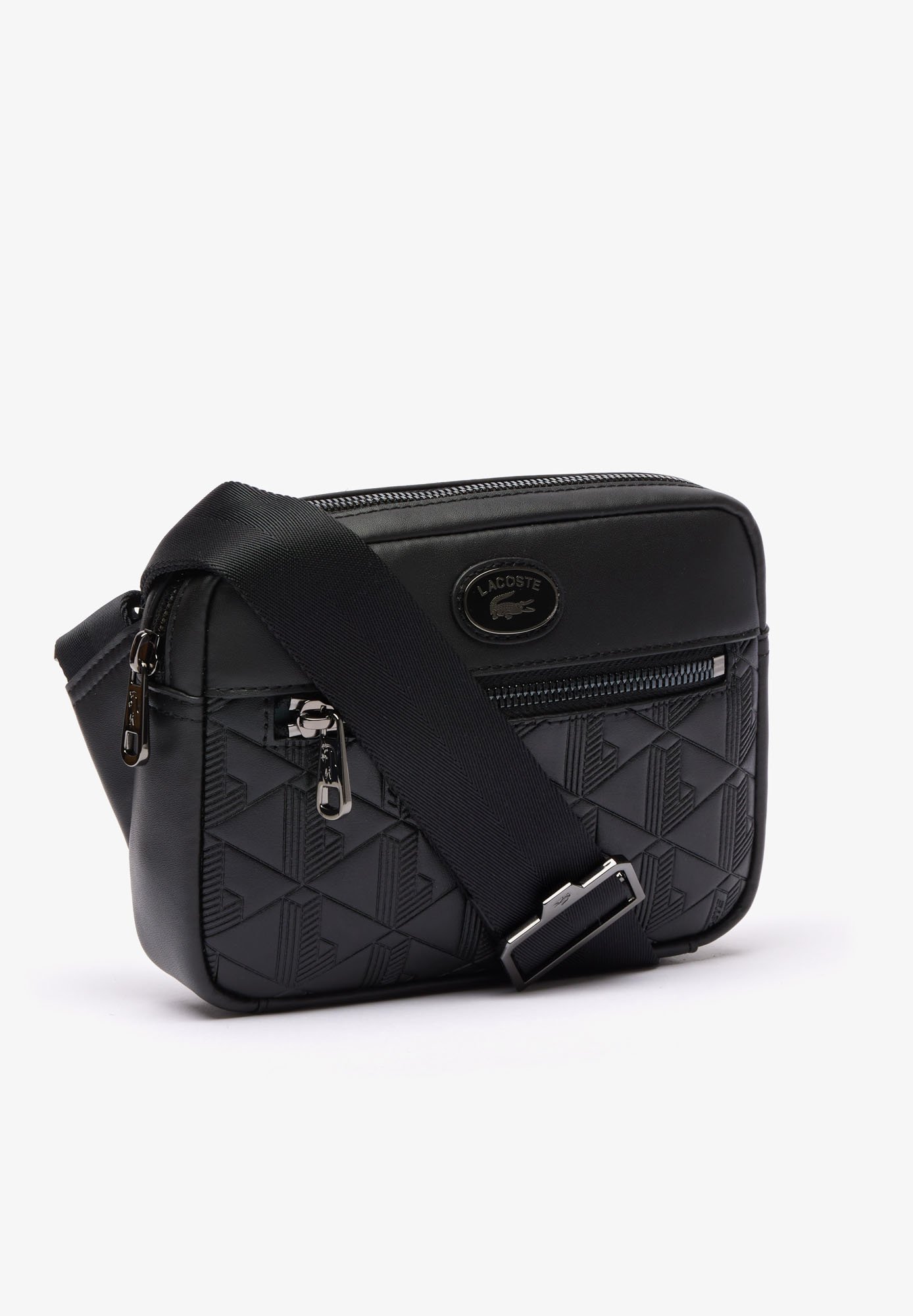 Lacoste NOMOGRAMME UNISEX - Crossbodytas - zwart