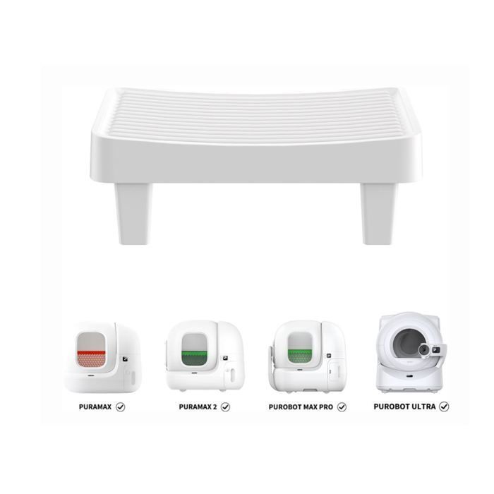Banquinho de degrau - PETKIT - Para caixas de areia PURAMAX e PuroBOt - Branco