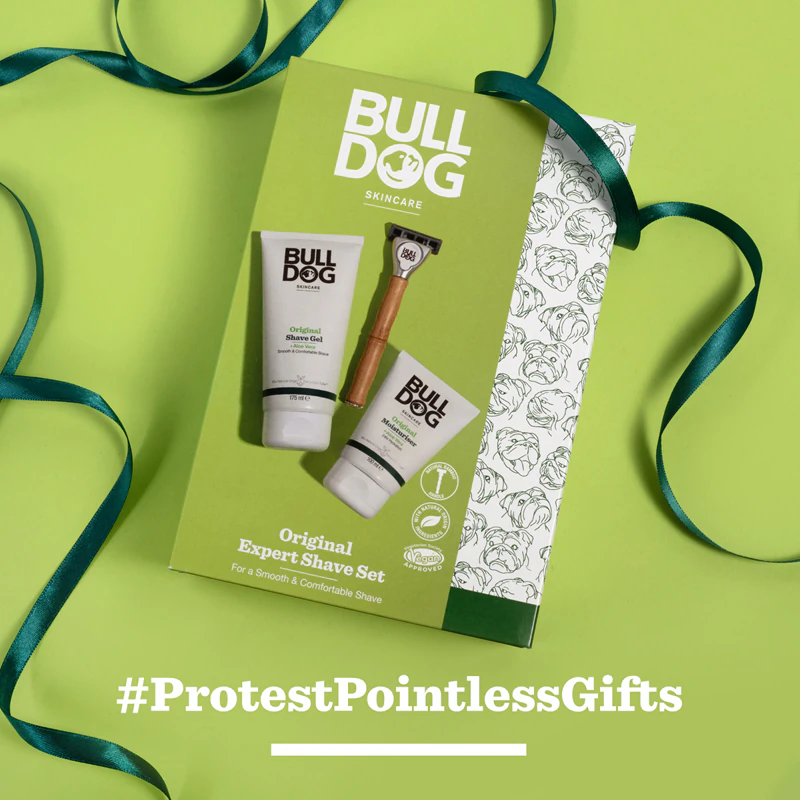 Conjunto de barbear Bulldog Original Expert, kit de presente para barbear
