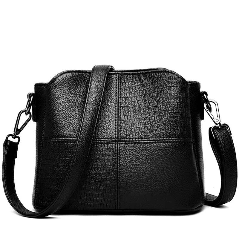 Sac à main simple et élégant pour femme, de marque de luxe, couleur unie, style rétro, grande capacité, décontracté.