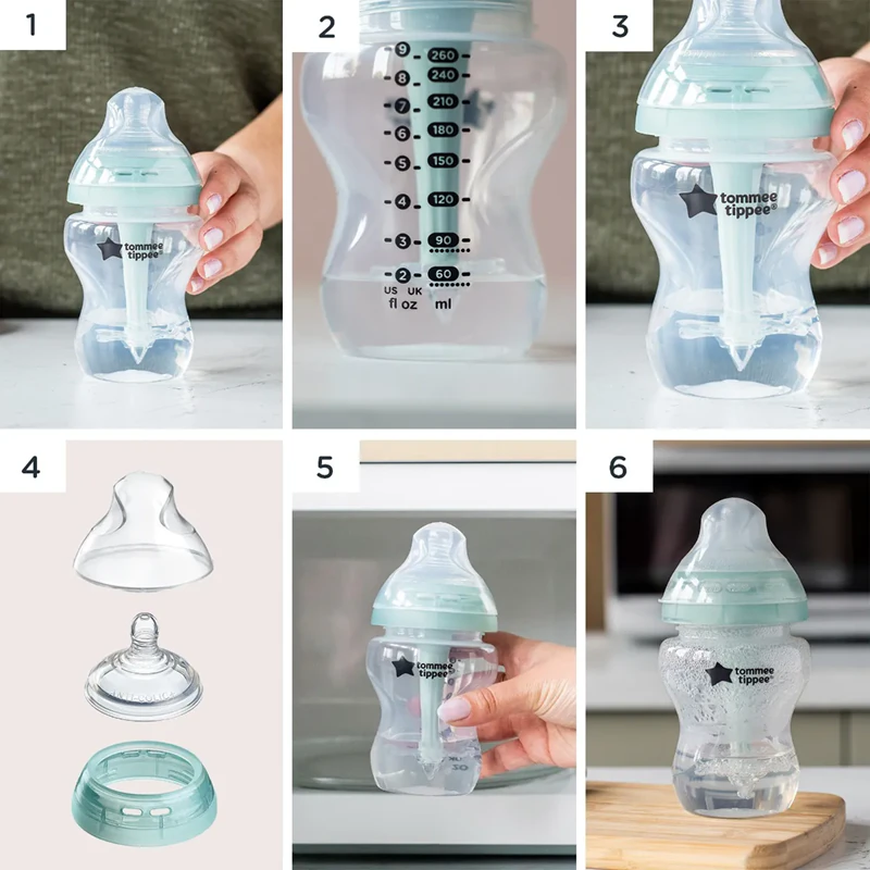 Bico anticólica avançado Tommee Tippee Closer To Nature para mamadeira