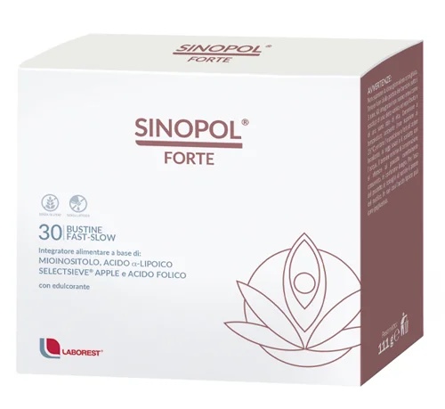 LABOREST Sinopol Forte 30 sachets, voedingssupplement voor snel en langzaam eten tijdens zwangerschap en vruchtbaarheid