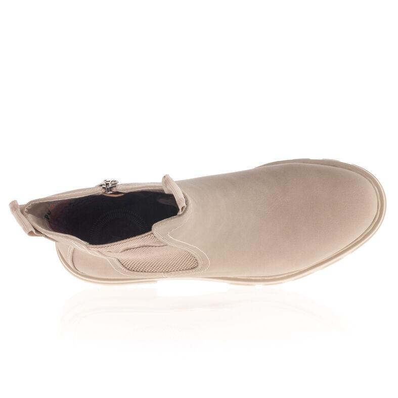 Beige Damenstiefel / Stiefeletten