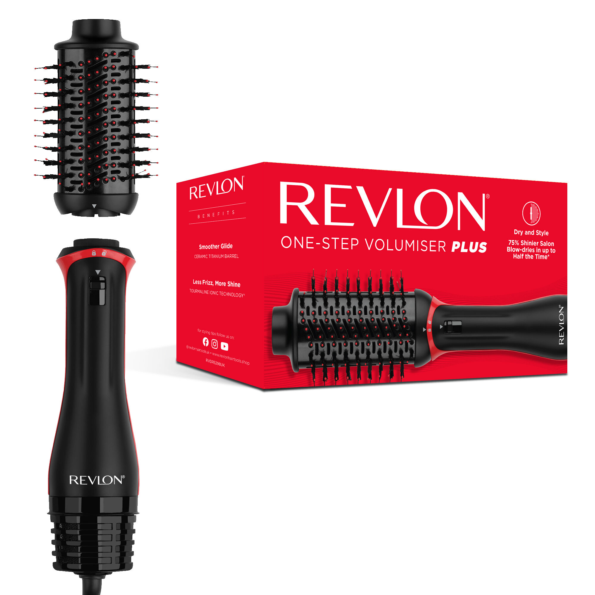 Revlon enostopenjski volumizator Plus RVDR5298E