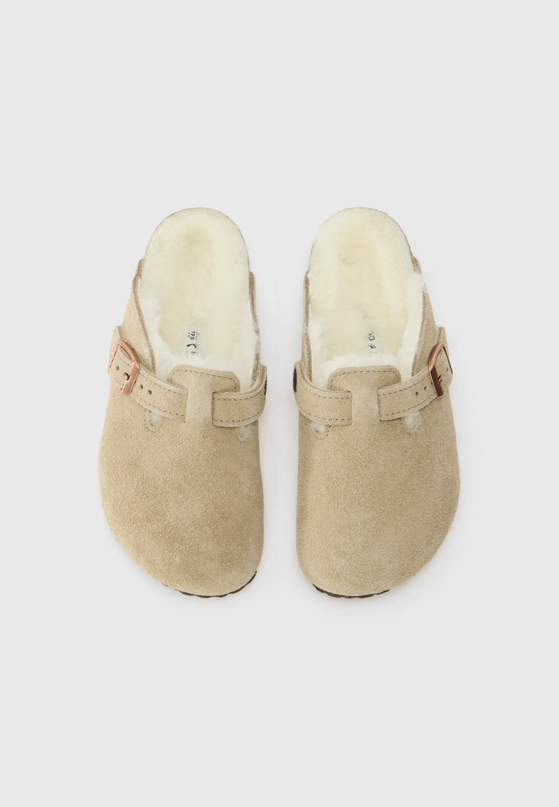 Birkenstock BOSTON LEVE SHEARLING unisex - Šľapky - béžová