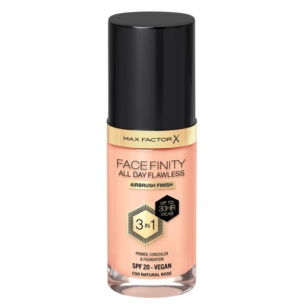 Max Factor Facefinity All Day Flawless C50 Natural Rose Foundation 30ml