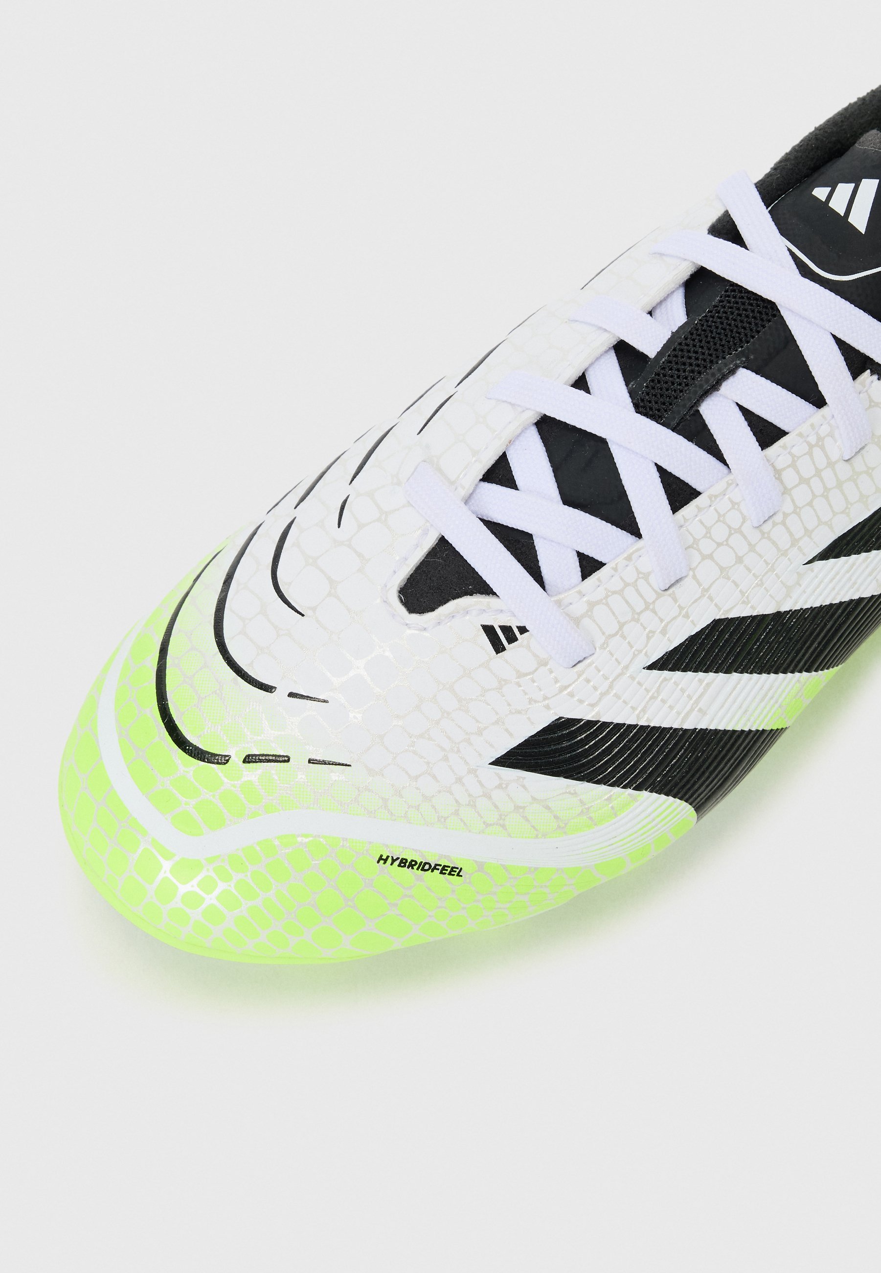 adidas Performance PREDATOR LEAGUE UNISEX - Voetbalschoenen voor zachte ondergrond - wit/core black/lucid lemon