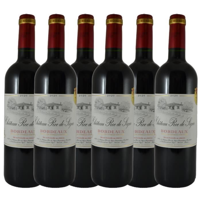 Château Roc de Ségur 2020 - AOC Bordeaux rouge - vin rouge de Bordeaux - lot de 6 bouteilles