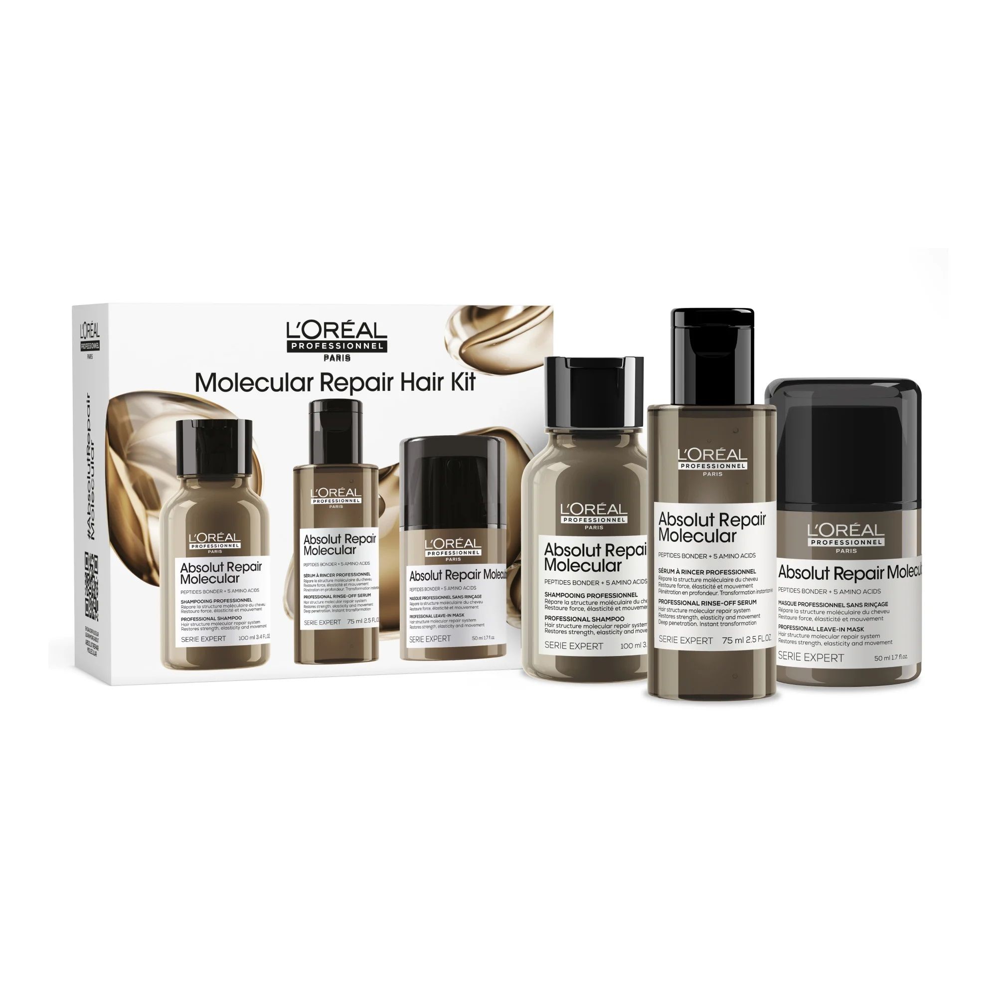 Absolut Repair Molecular Trio komplekts Friziermākslas procedūras