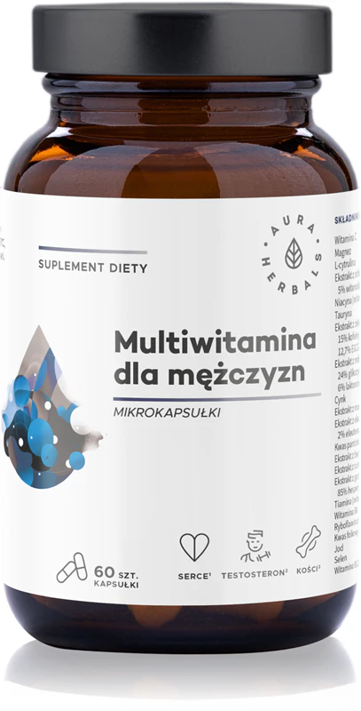 Aura Herbals Multivitamín pre mužov multivitamínový doplnok stravy pre mužov