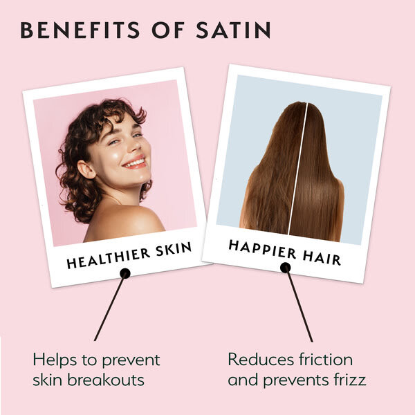Federa in raso bianco Silver Cloud con infusione di ioni d'argento