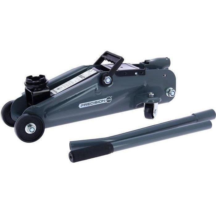 Cric hydraulique rouleur 1,5T - PRECISION STEEL - Levage de 135 mm à  330 mm