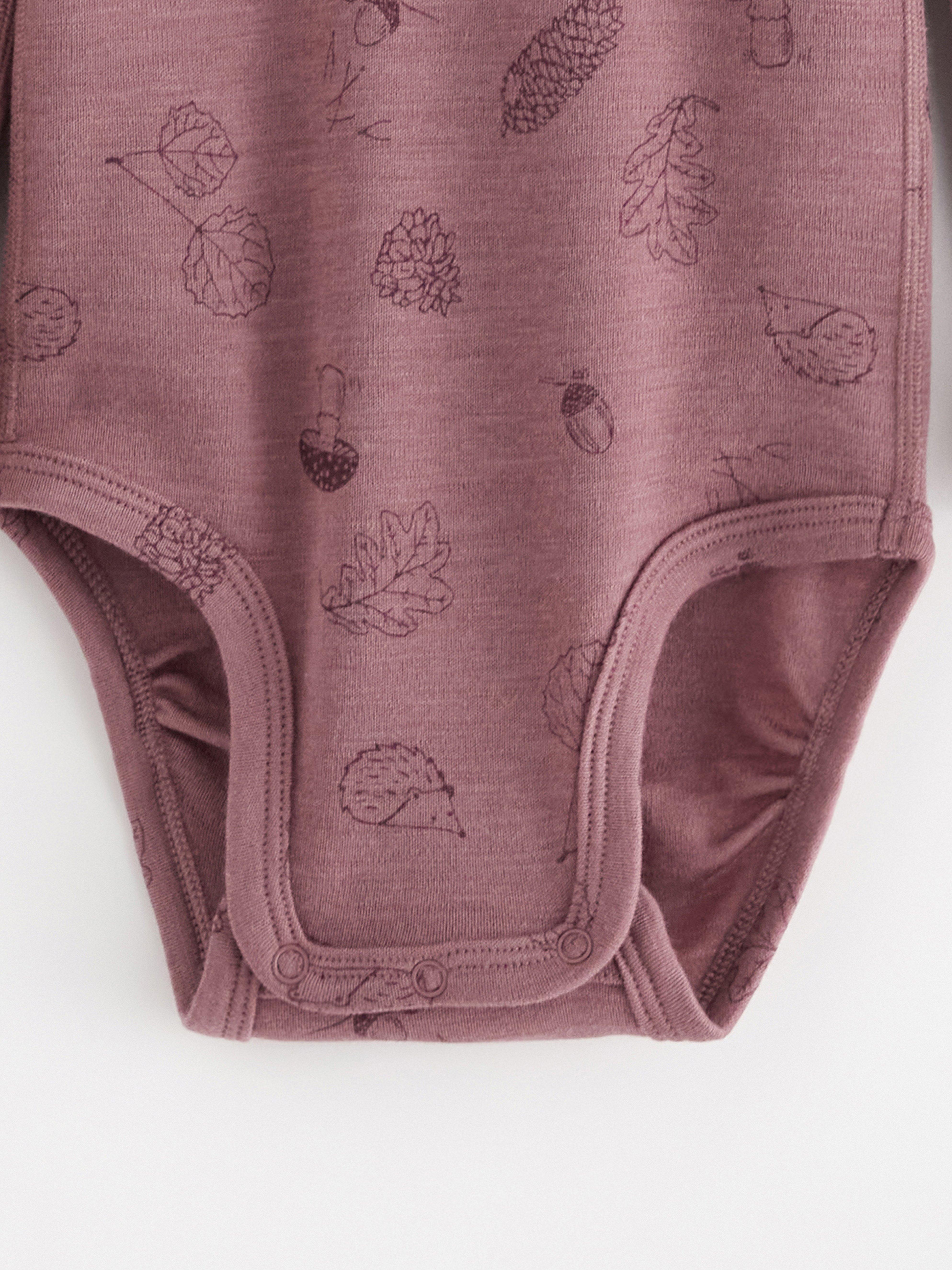 Body i merinoull Dusty Pink