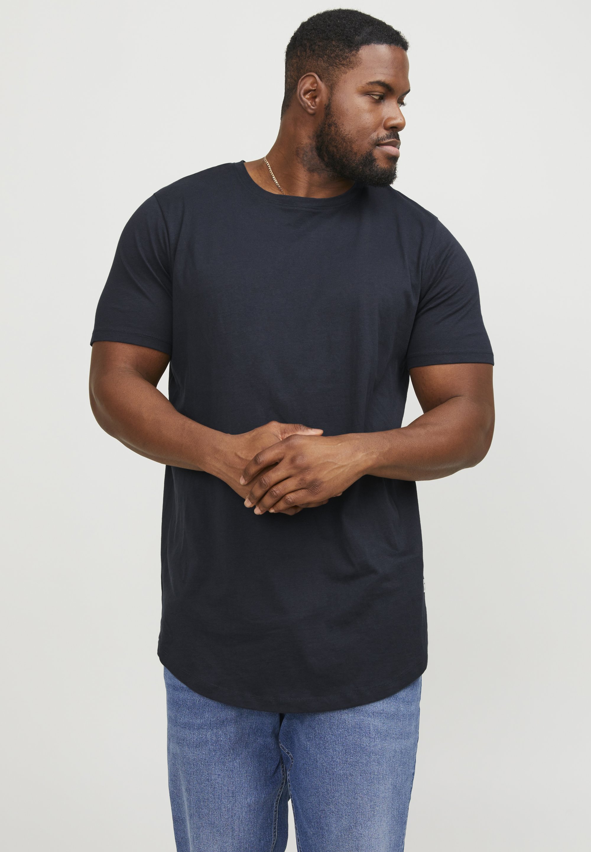 Jack & Jones NOA TEE CREW NECK - Osnovna majica s kratkimi rokavi - temno moder blazer