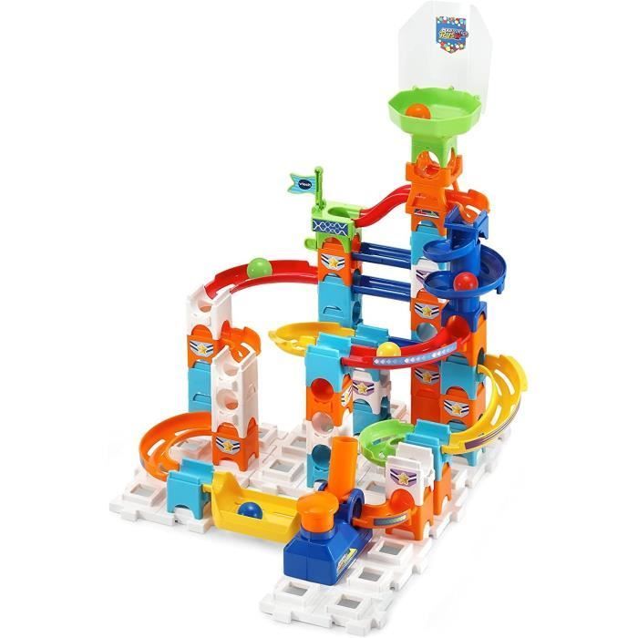 VTECH Marble Rush Adventure Set S100 - 61 pieces and 5 marbles included