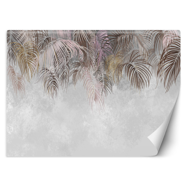 Feeby Fototapeta, Wiszące liście palmy pióra 3D 150x105