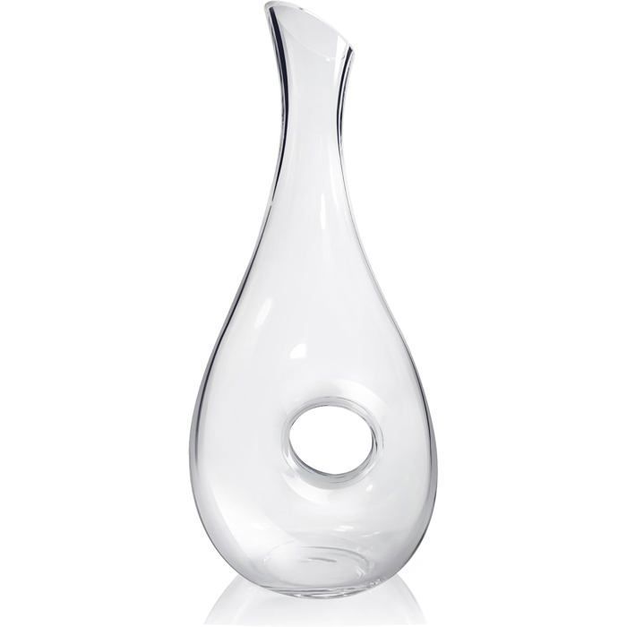 Carafe à vin rouge 1,2 l - Sans plomb - Fait à la main - Pour les amateurs de vin