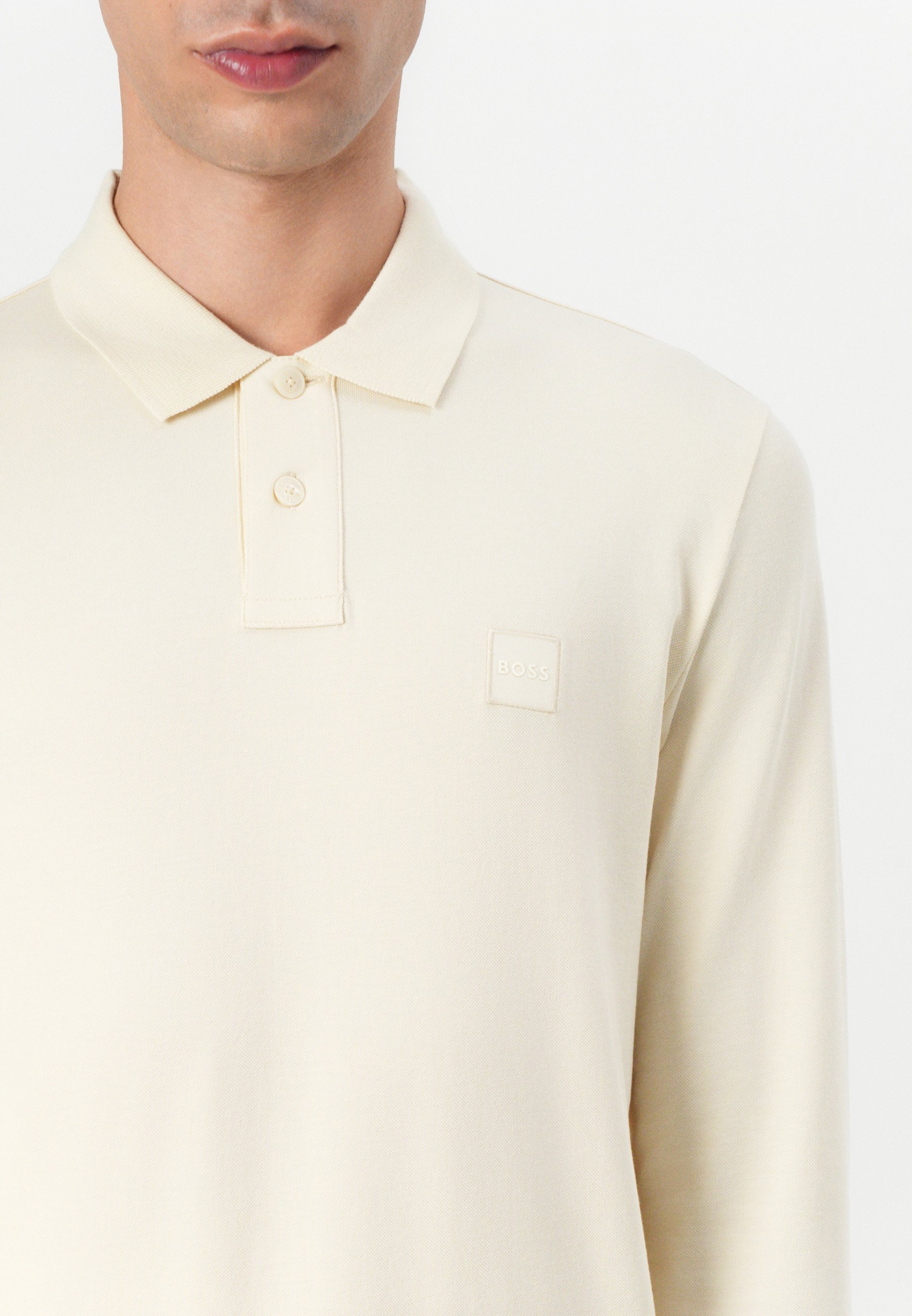 BOSS PASSERBY - Poloshirt - open geel