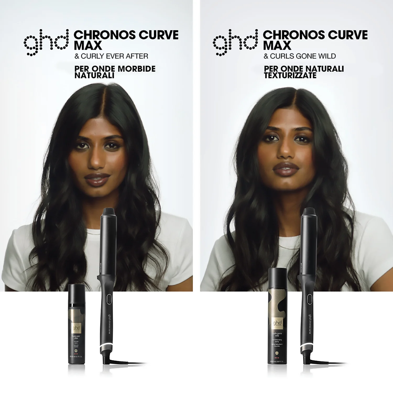 Arricciacapelli Chronos Curve Max Wand - Piastra Capelli