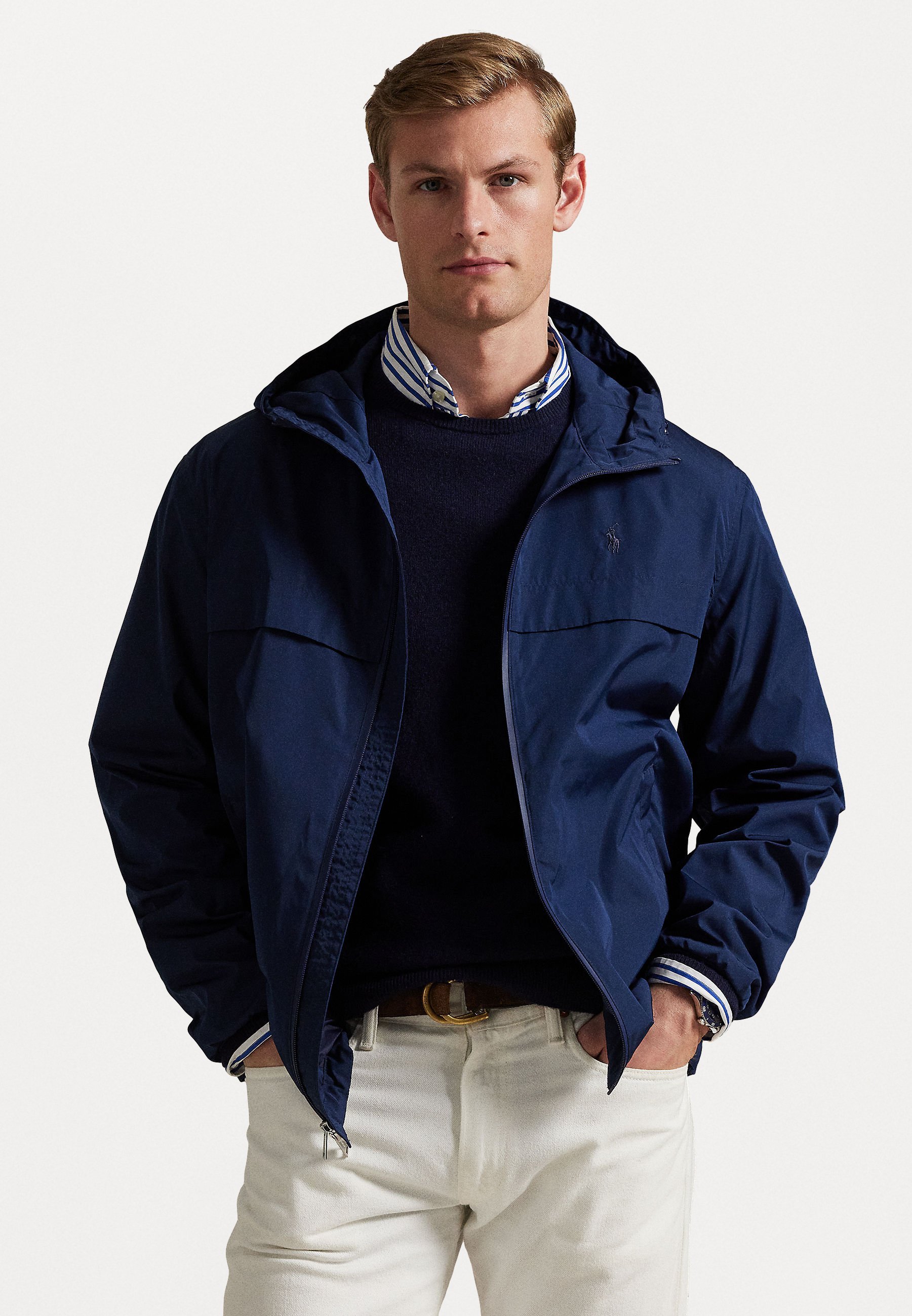 Polo Ralph Lauren lichtgewicht jas met capuchon - windbreaker - Newport Navy