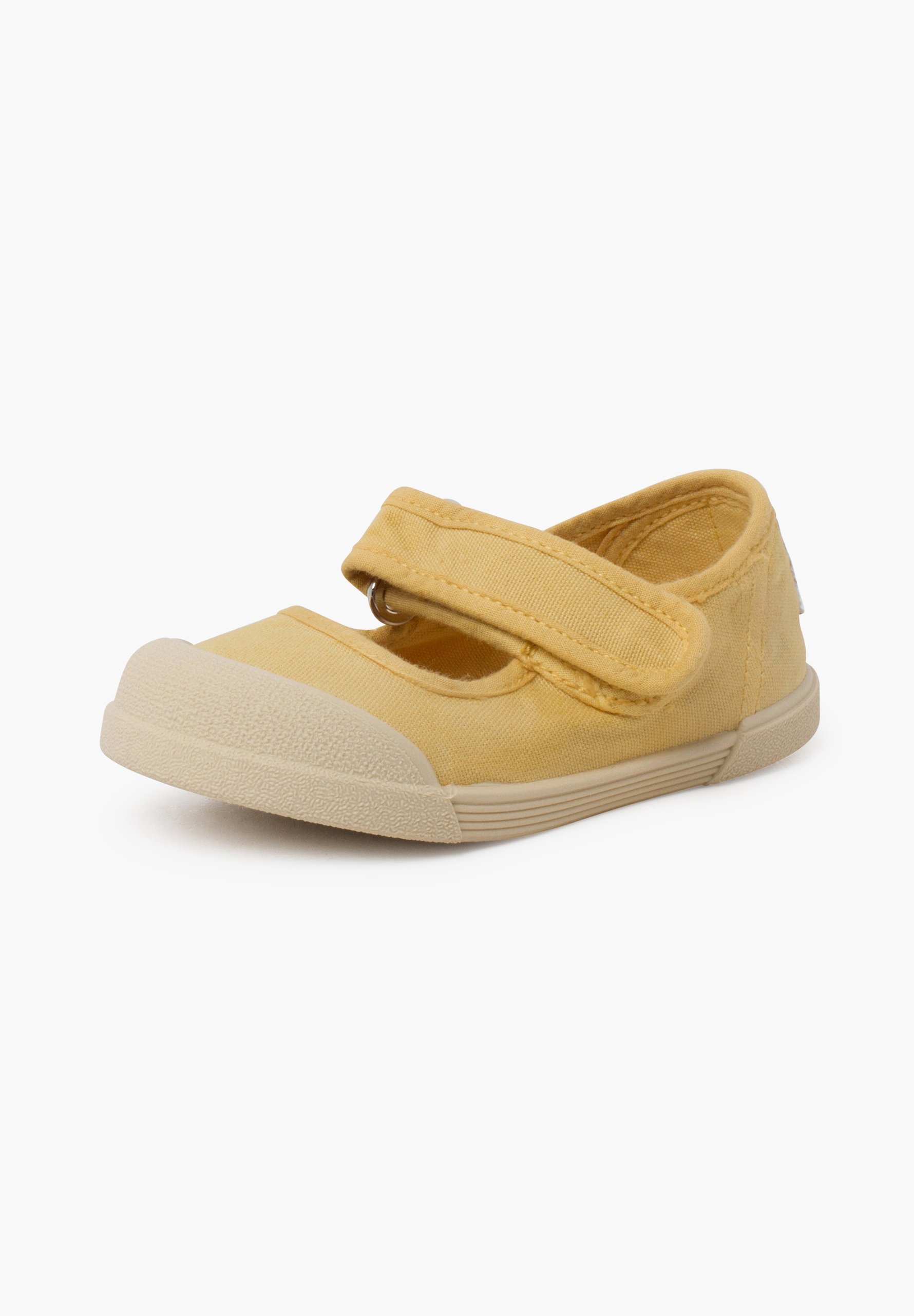 Pisamonas MERCEDITAS BAREFOOT – Ballerinas mit Knöchelriemen – mostaza