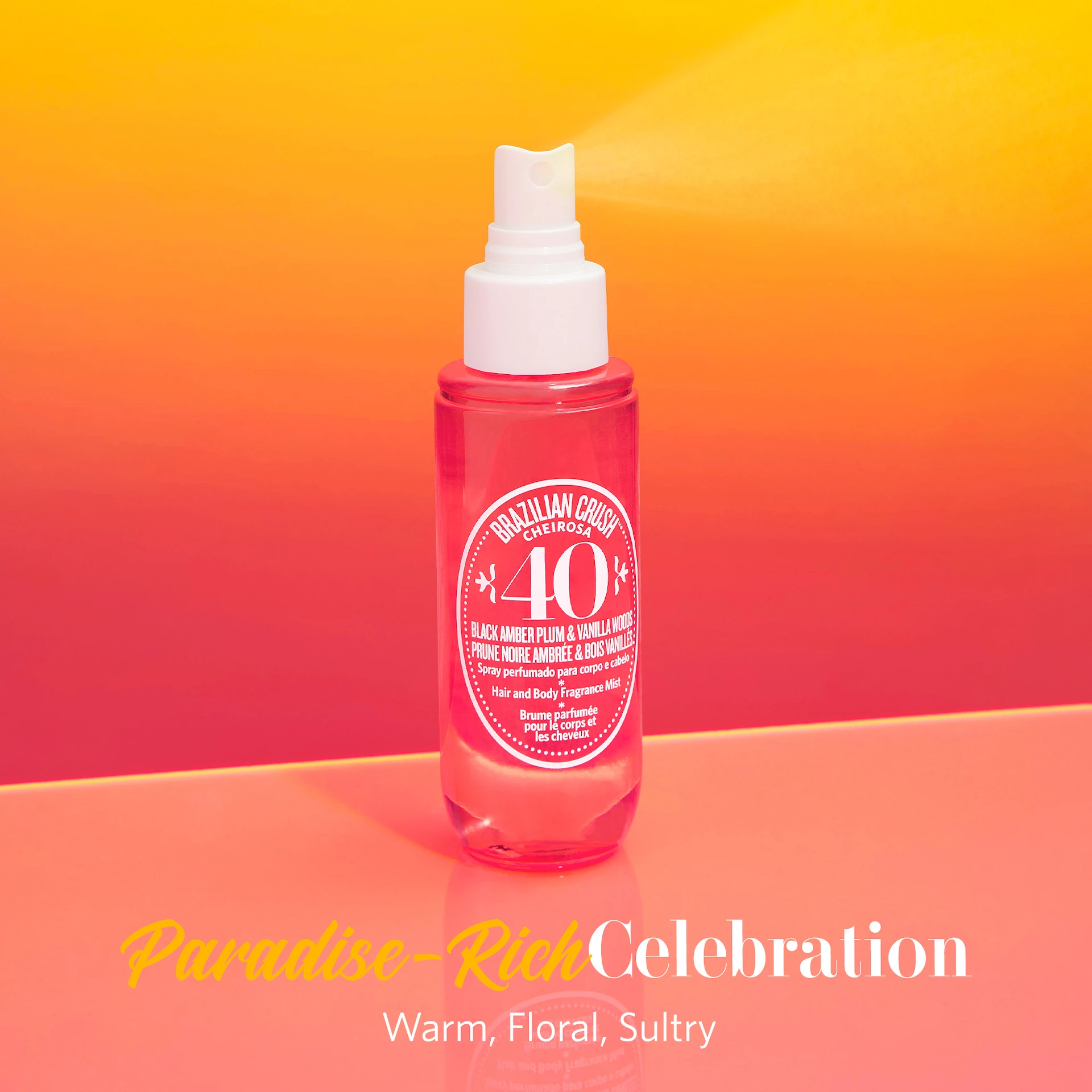 Brazilian Crush Cheirosa 40 Perfume Mist 240 ml - Sol de Janeiro