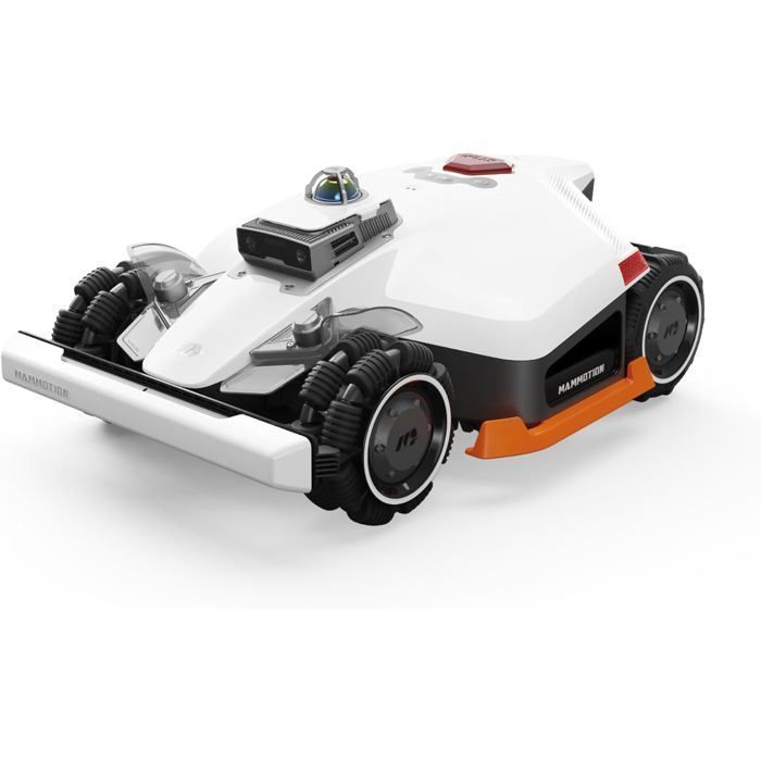 MAMMOTION LUBA 3 AWD 5000 Robotic Lawnmower with perimeter wire, 360° LiDAR + NetRTK + dual camera AI vision, up to 5000m², 80% slope