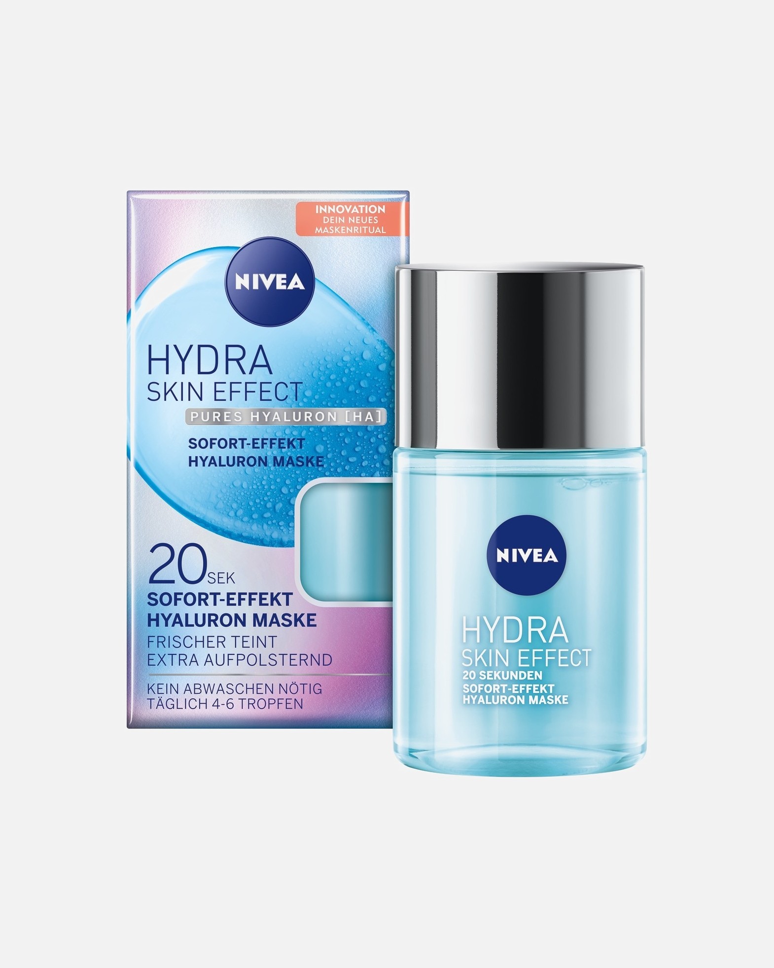 NIVEA Hydratačná maska a zdokonaľujúci pleťový olej – 100 ml