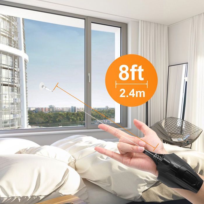 TTLIFE Spider Web Shooter Con Launcher Glove, Spiderman Launching Glove for Kids with Light Effect