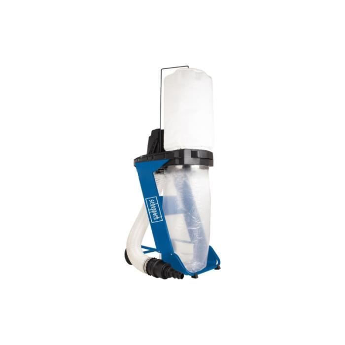 75-Liter-Werkstattsauger - SCHEPPACH - DC500 - 550 W - 1150 m³/h - 6 Adapter