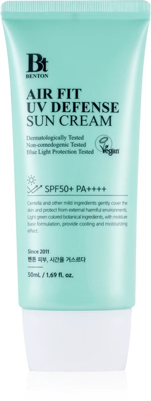 Benton Air Fit UV Defense nomierinošais aizsarglosjons SPF 50+