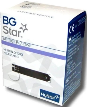 Tiras reactivas para medir la glucosa en sangre BGSTAR My Star Extra, 50 unidades