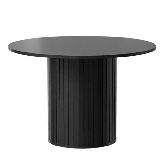 Table à manger SENTO - Table de salle à manger - 120x75,2 cm - Noir