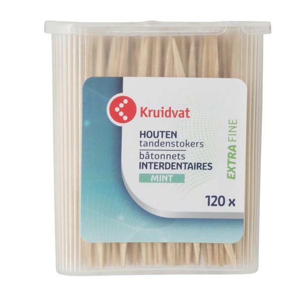 Kruidvat екстра танке дрвене чачкалице<br>120 комада