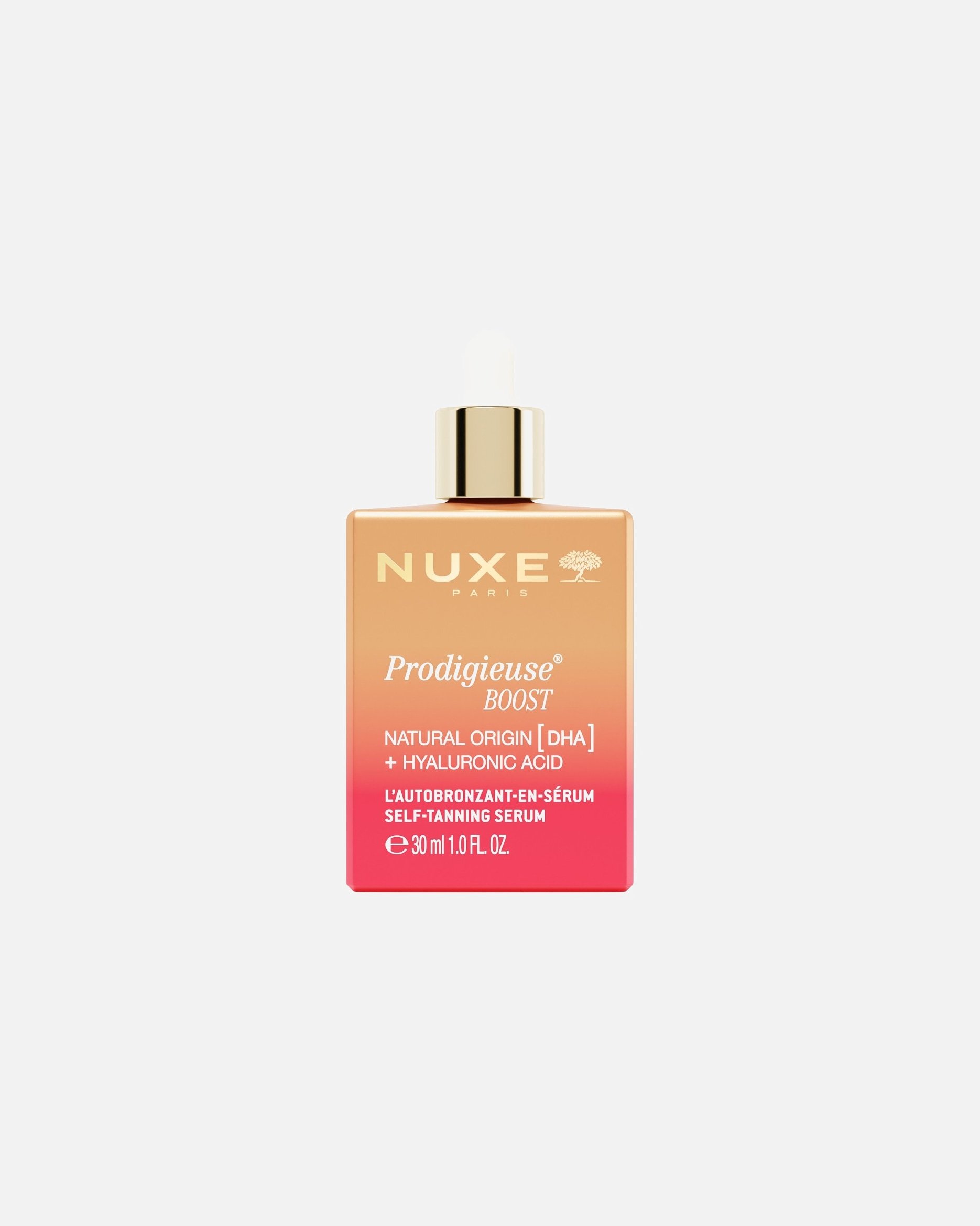NUXE hialurono rūgšties serumas Crème Prodigieuse® Boost savaiminio įdegio serumas – 30 ml