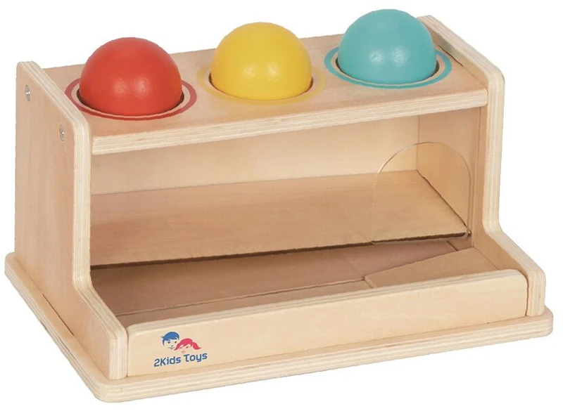 2Kids Speelgoeddoos met ballen, educatief speelgoed