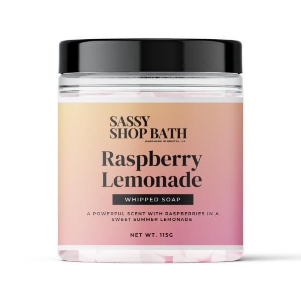 Săpun bătut Sassy Scents cu zmeură și limonadă 115g