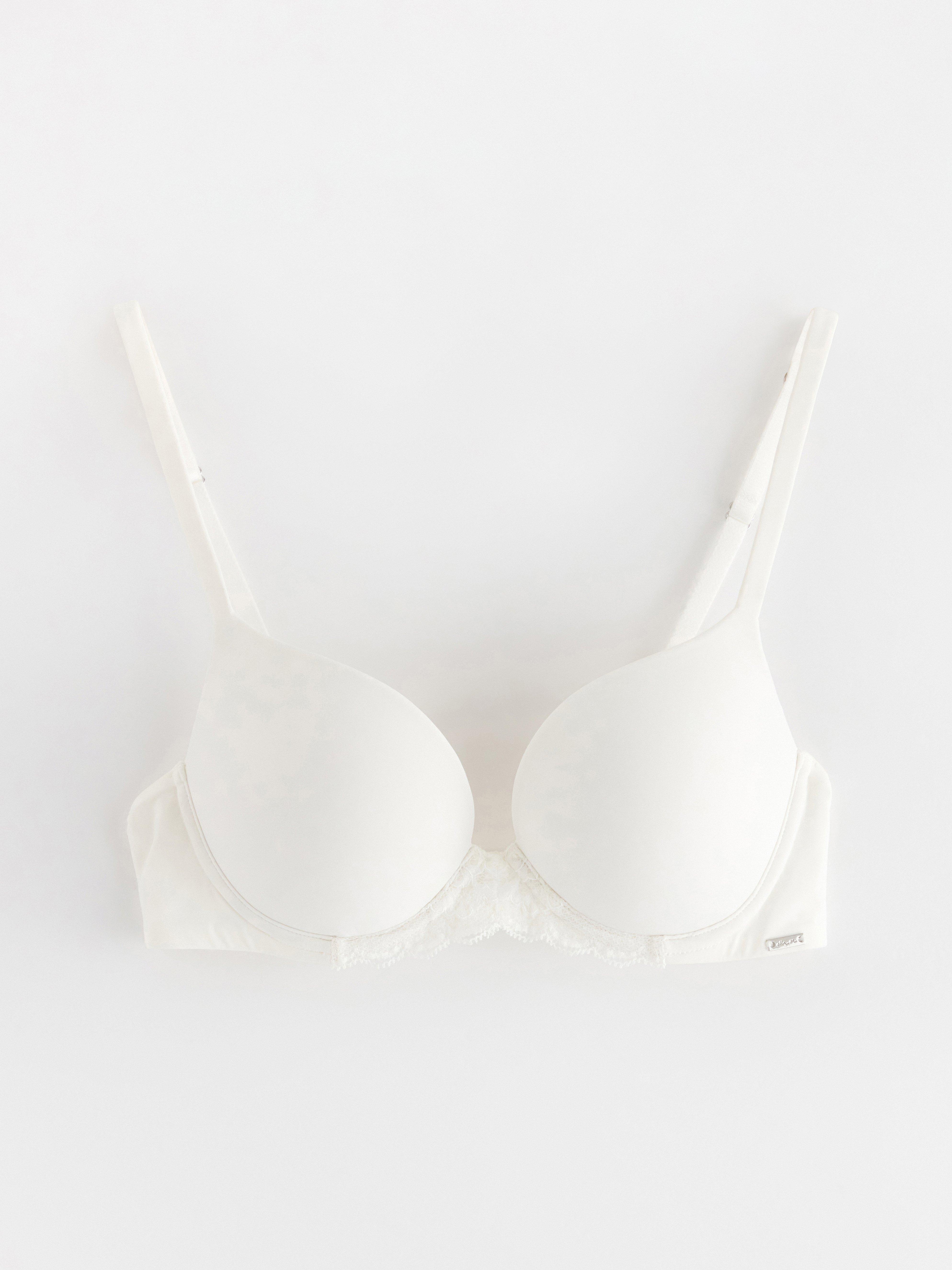 ella m – Orkidé push-up-bh Lys Hvit