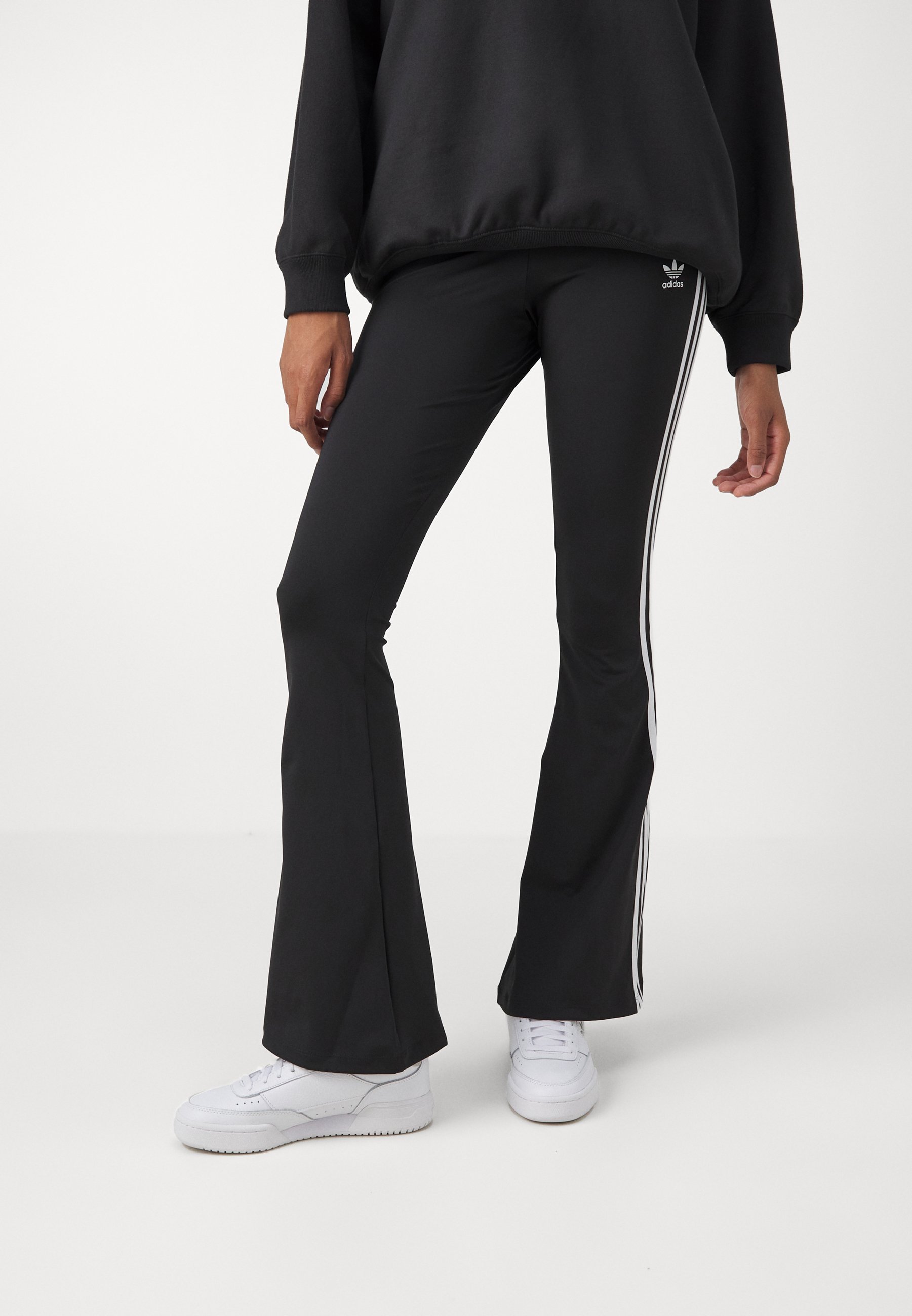 adidas Originals FLARED - Leggings - Pantalon - Noir