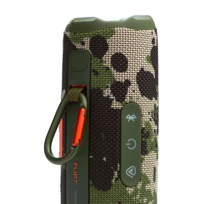 Tragbarer Lautsprecher – JBL Flip 7 – Squad – Wasserdicht und stoßfest