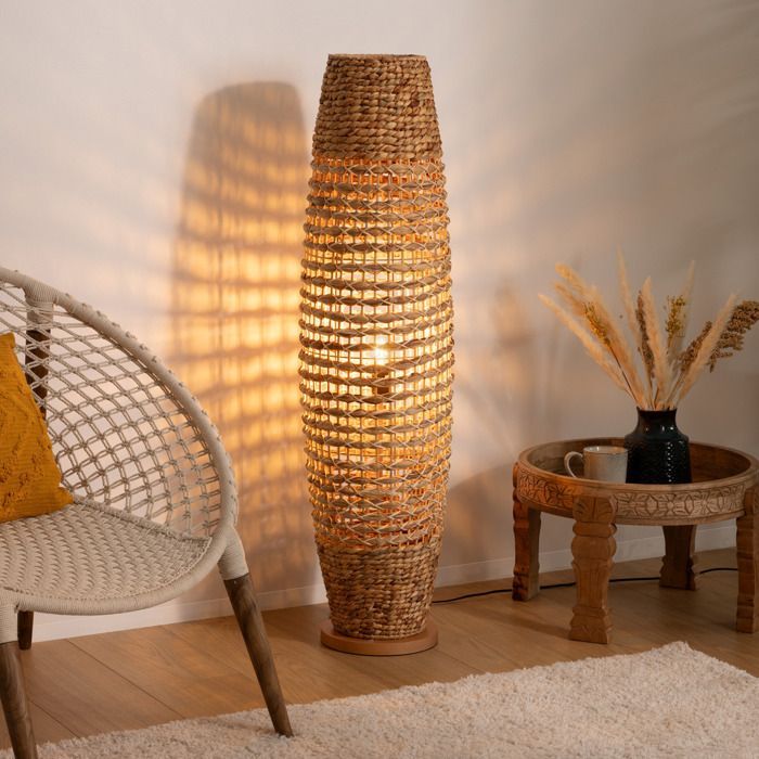 Stehleuchte „Sand“, Buchenholz, H 118 cm – Atmosphera Interior Designer