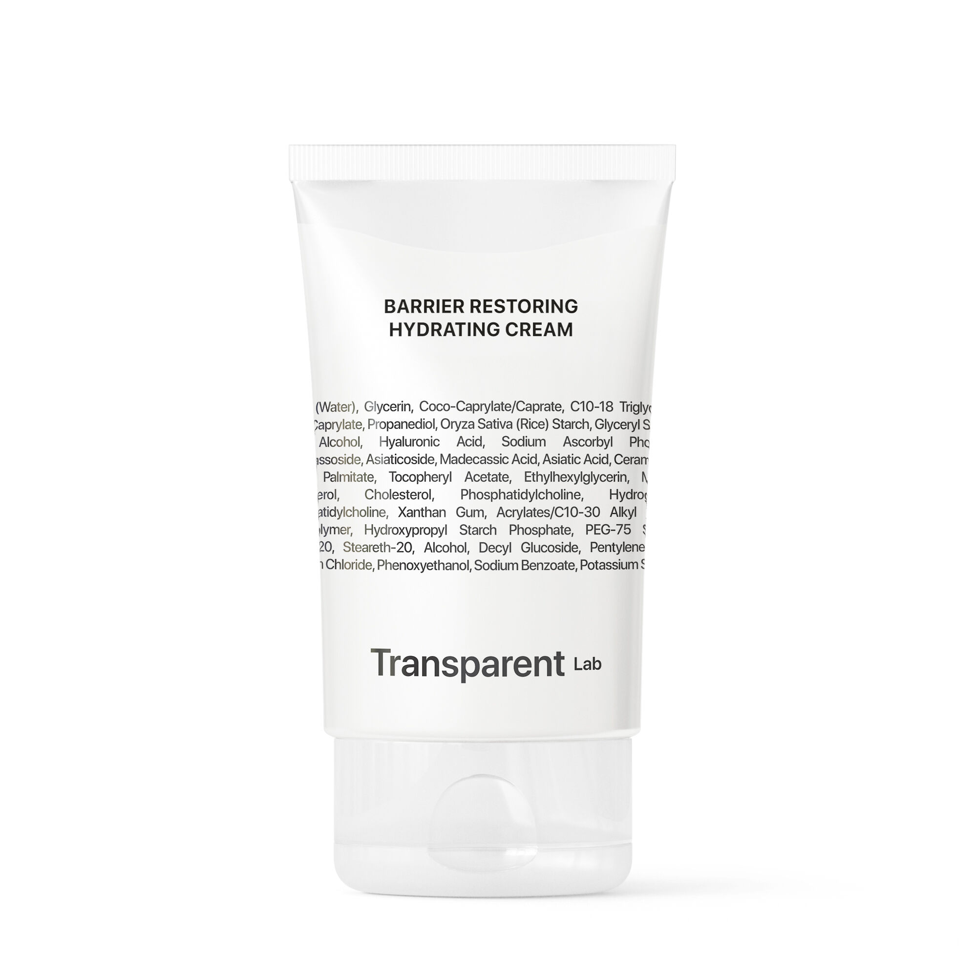 Crème hydratante réparatrice de barrière Transparent Lab