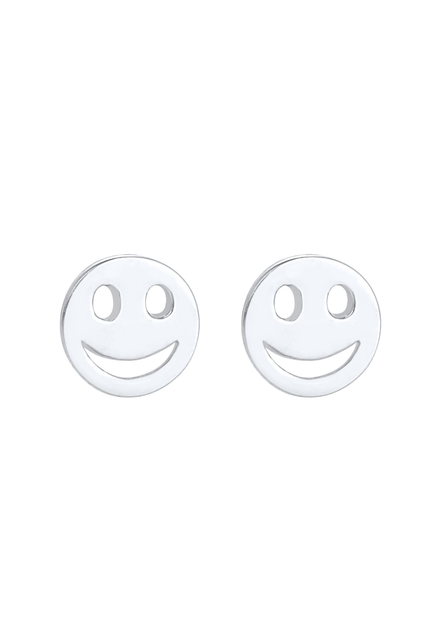 Elli Tendance de base des assiettes à sourire pour enfants en argent sterling 925