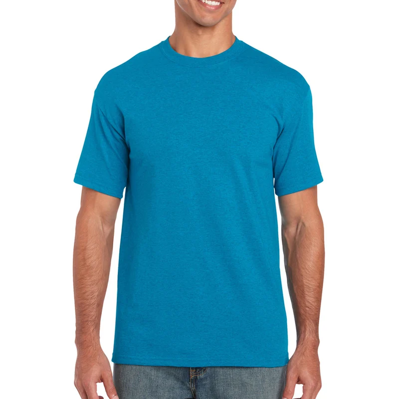  Camiseta Básica De Manga Corta Gildan Heavy Cotton 100% Algodón Gordo