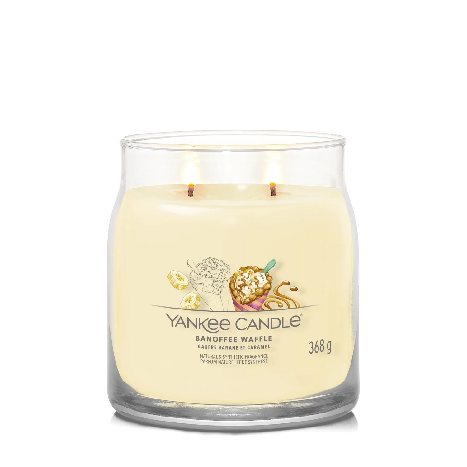 Signature Jar Candles Banoffee Waffle - Candela Profumata