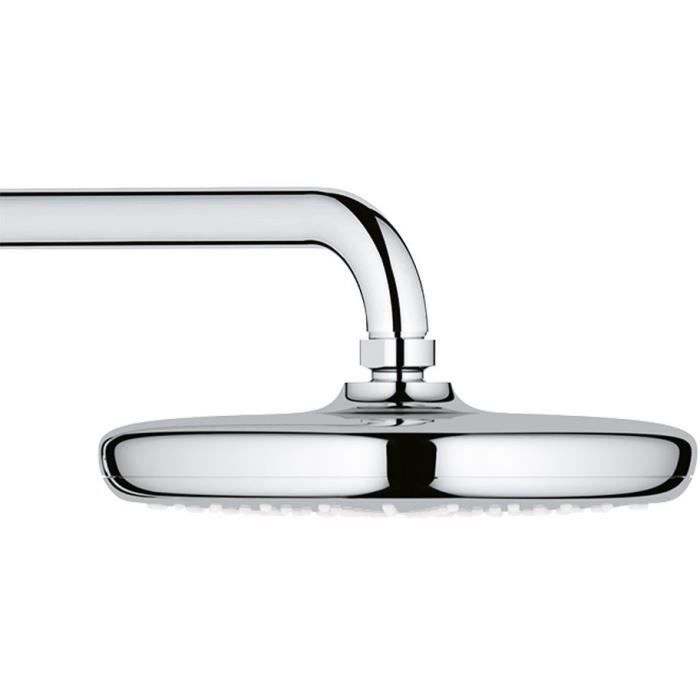 GROHE Vitalio Start 250 douchekolom met thermostatische mengkraan, 250 mm douchekop, 2-straals handdouche, 26816000