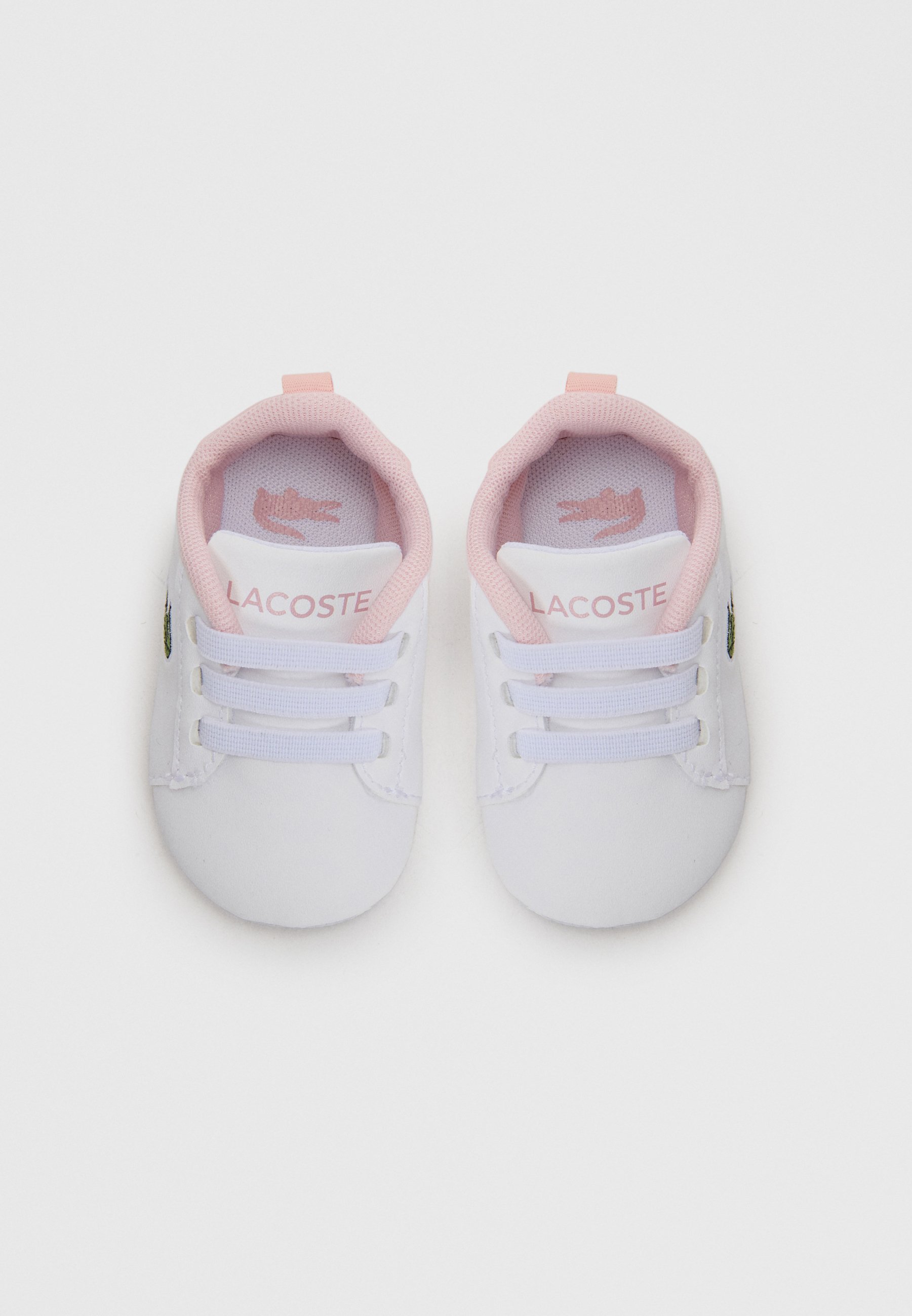 Lacoste CARNABY UNISSEX - Primeiros sapatos - branco/rosa
