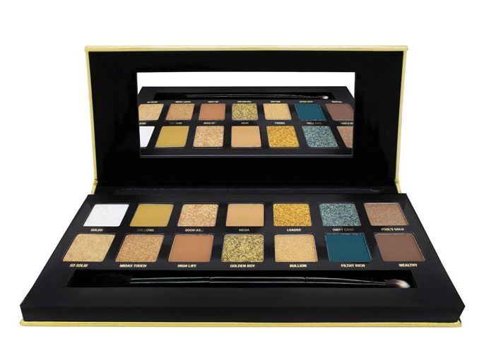 24K Gold Rush paleta Palete sjenila i šminke