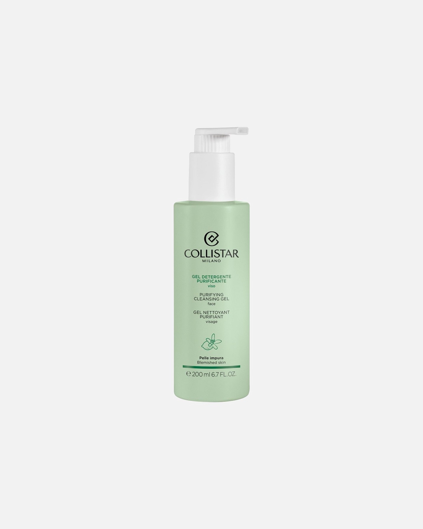 Collistar tīrīšanas gels, tīrīšanas gels – 200 ml