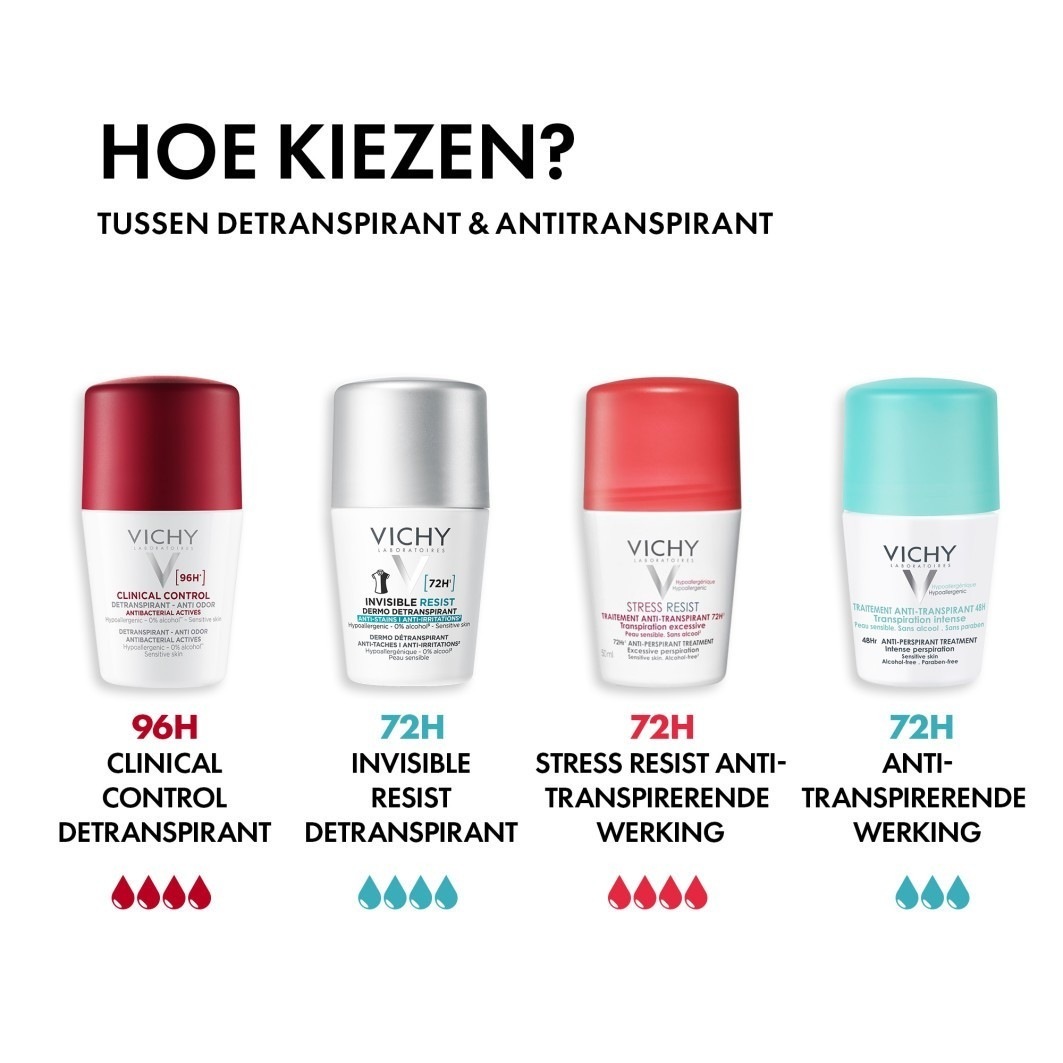 Vichy Deodorant Invisible Resist Anti-Flecken - 50 ml